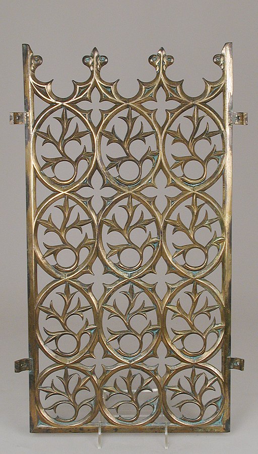 Decorative grill from the Palace of Westminster MET SF2015 593