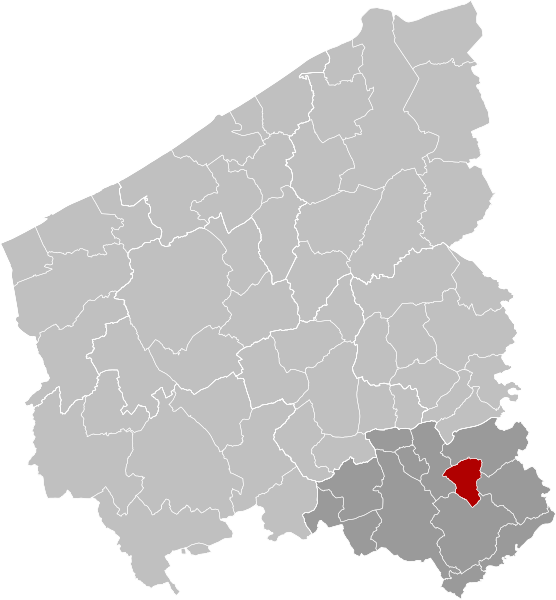 File:Deerlijk West-Flanders Belgium Map.svg