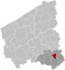 Deerlijk West-Flanders Belgium Map.svg