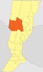 Dipartimento di San Cristóbal – Mappa