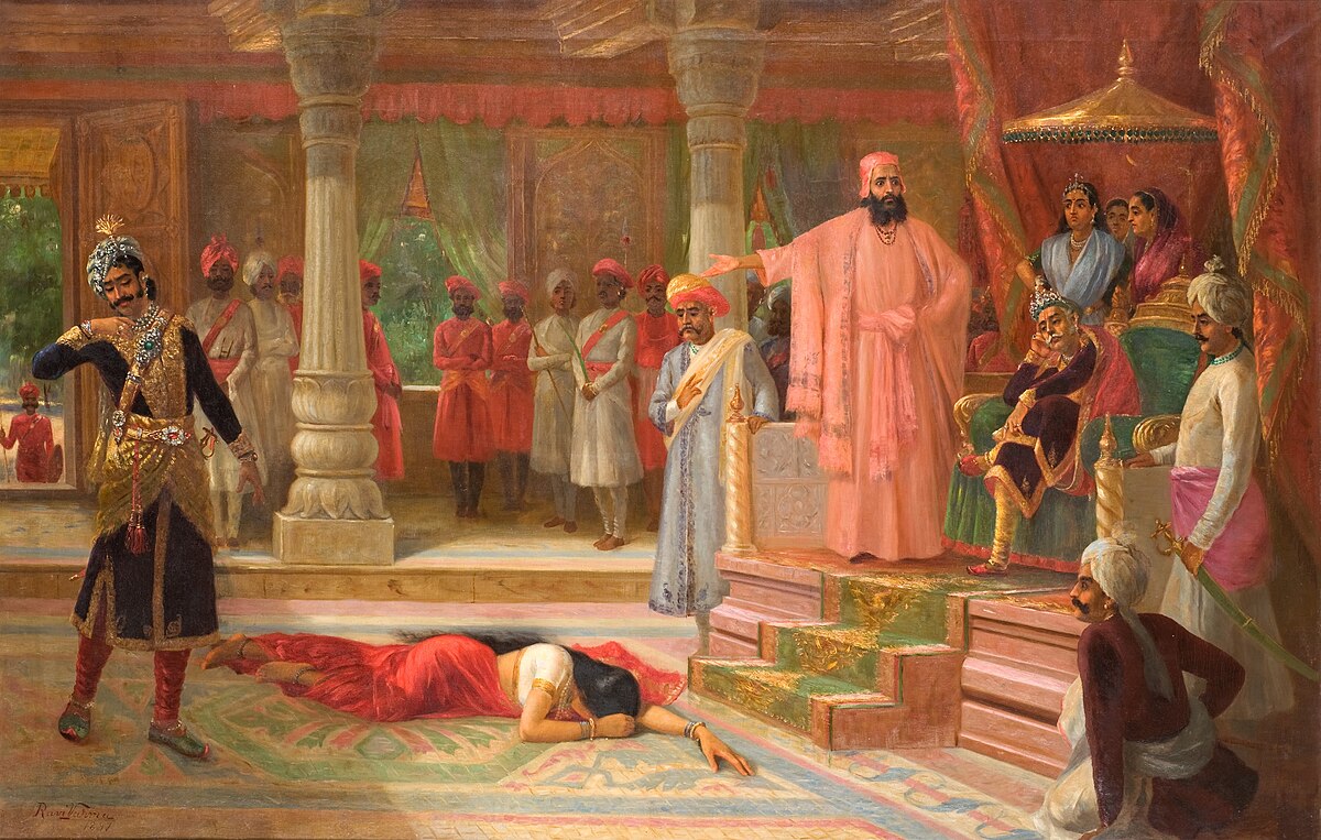 File:Draupadi humiliated RRV.jpg - Wikimedia Commons