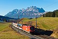 * Nomination EC 163 „Transalpin“ passes the Kaisergebirge on its route to Graz. The photo was taken near Km 141.3 in the municipality of Fieberbrunn. --Liberaler Humanist 12:03, 11 December 2016 (UTC) * Promotion  Support Good quality. --XRay 13:22, 11 December 2016 (UTC)