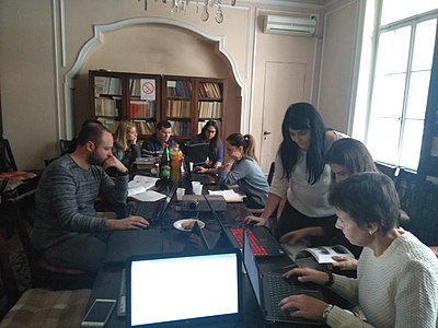 Edit-a-thon at Institute for the Protection of Cultural Monuments of Serbia 04.jpg