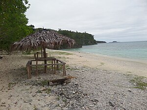 The season was filmed on the island of Efate in Vanuatu. Efate Beach 1.jpg