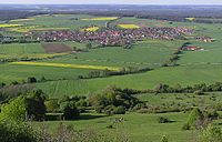 View over Ehingen