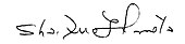 signature d'Elías Pino Iturrieta
