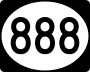 Highway 888 marker