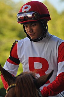 Elvis Trujillo Panamanian jockey