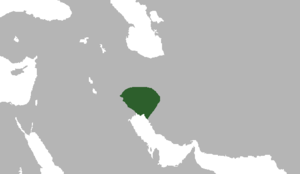 Приблизительные границы Элимаиды около 51 года до н. э.