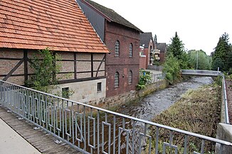 Der Emsdettener Mühlenbach in Emsdetten