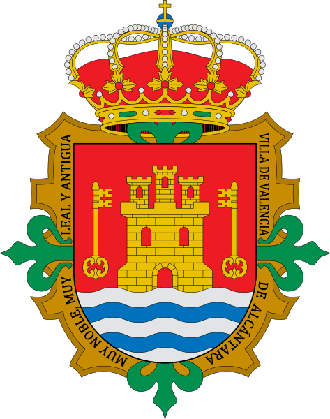 File:Escudo de Valencia de Alcántara (Cáceres).svg