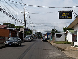 Straße in Esparza