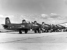 FJ-1 Furies of VF-5A at Naval Air Station Denver in 1949. FJ-1 Furies of VF-5A at NAS Denver c1949.jpg