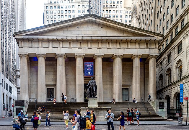 View of Federal Hall in 2019