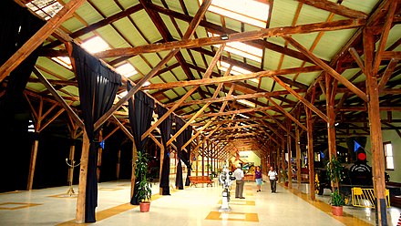 Inside of the former Railway Station of Caldera