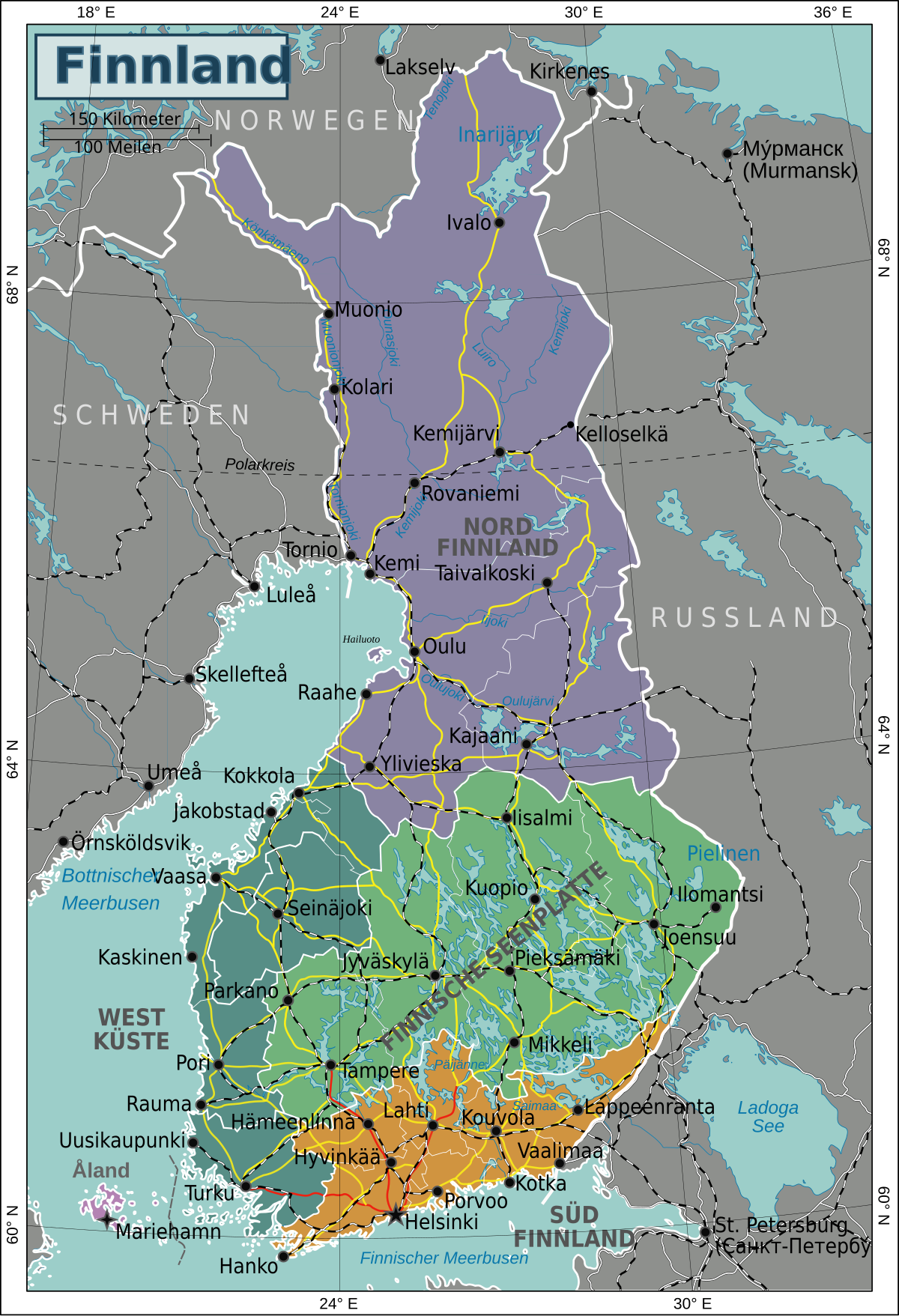 Finnland – Reiseführer auf Wikivoyage