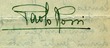 handtekening van Paolo Rossi (filosoof)