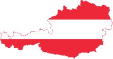 Flag-map of Austria Flag-map of Austria2.svg