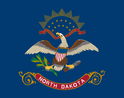Flag of North Dakota (March 11, 1911)
