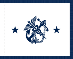 Flag of a 2-Star Assistant Surgeon General(Rear admiral)