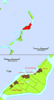 Foa Island in Tonga