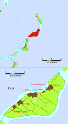 Карта острова Фоа