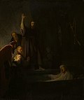 Thumbnail for File:Follower of Rembrandt Harmenszoon van Rijn - The Raising of Lazarus - 1970.1010 - Art Institute of Chicago.jpg