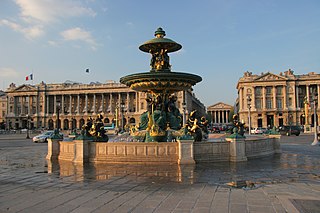 Place de la Concorde Public square in Paris, France