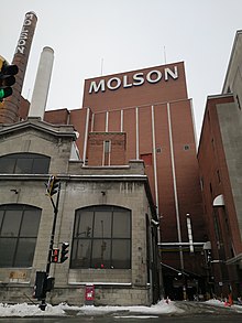 Former Molson brewery in Montreal (Main Building) Former Molson Brewery Montreal Main Building.jpg