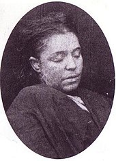 Mortuary photograph of Frances Coles