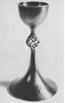 'Chalice' by Fred Fenster, ca. 1976 Fred Fenster 'Chalice' from American Metal Work, 1976 p. 13.png