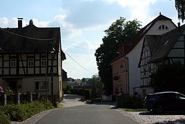 Blick auf den Gasthof