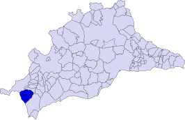 Kaart van Gaucín