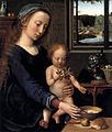 Gerard David, Madonna met de paplepel, Aurora Trust, New York.