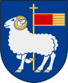 Widder im Wappen der Insel Gotland