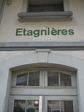 A Halte d'Étagnières cikk szemléltető képe