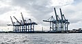 * Nomination Crane in the port of Hamburg, Germany --XRay 06:25, 12 January 2014 (UTC) * Decline Overexposed area affecting the color/shape of the cranes --Poco a poco 15:16, 12 January 2014 (UTC)