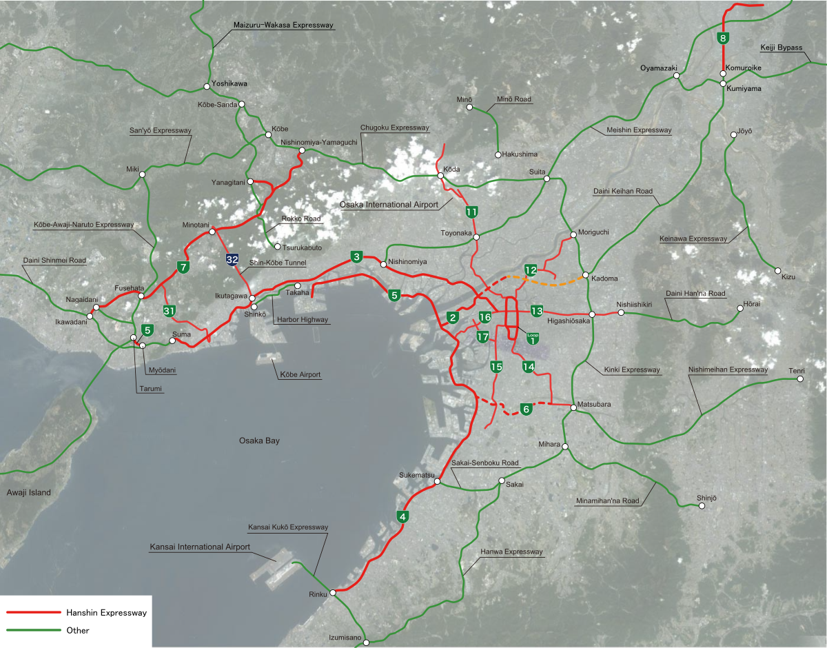 Hanshin Expressway - Wikipedia