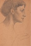 Head of Emily Michel by Kahlil Gibran.jpg