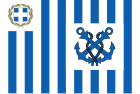 Hellenic Coast Guard House Flag.svg