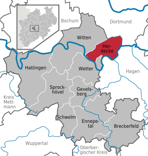 Herdecke Town in North Rhine-Westphalia, Germany