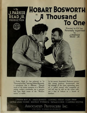 Hobart Bosworth in A Thousand to One by R.V. Lee Film Daily 1920.png