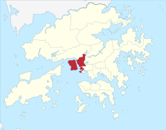 Localizzatore del distretto di Hong Kong Kwai Tsing map.svg