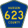 County Route 623 marker