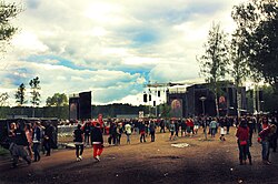 Hultsfredsfestivalen: Historik, Festivalområde och arrangörer, Scener 1986-2009