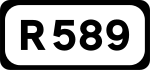 Silniční štít R589}}