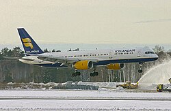 Eine Boeing 757-200 der Icelandair