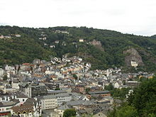 Idar-Oberstein mit Schlossruine Oberstein, Burgruine Bosselstein und Felsenkirche