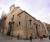 The Parish church del Carmen is the only remain that survives from the old convent. Iglesia de Nuestra Senora del Carmen (Madrid) 04.jpg