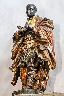 Saint Elesbaan, King of Axum Igreja de Nossa Senhora do Rosario dos Pretos Salvador Imagem do Santo Elesbao 2019-0524.jpg